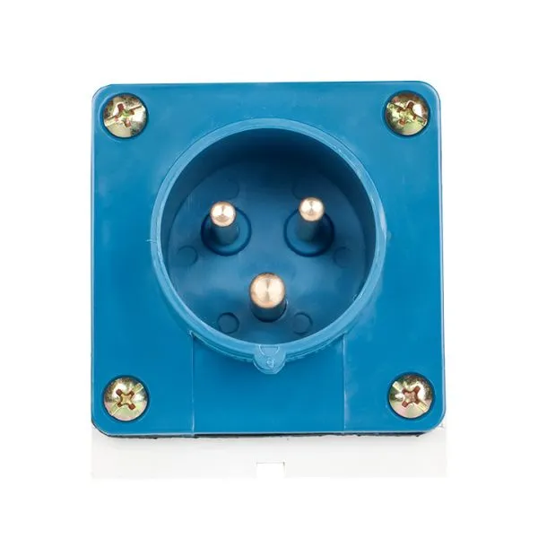 Вилка стац. 513 2Р+РЕ 16А 220В IP44 EKF