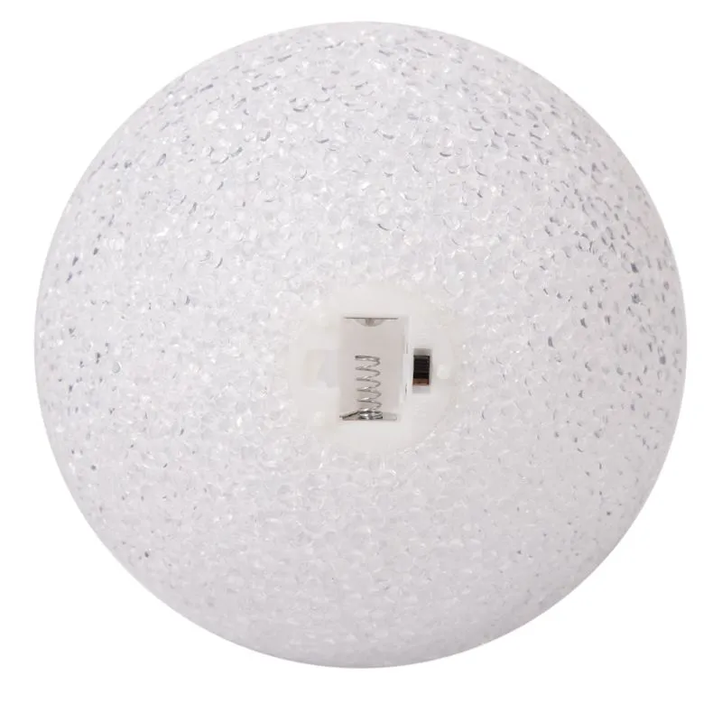 Фигура светодиодная Снежок RGB, 14 см - Фото 3