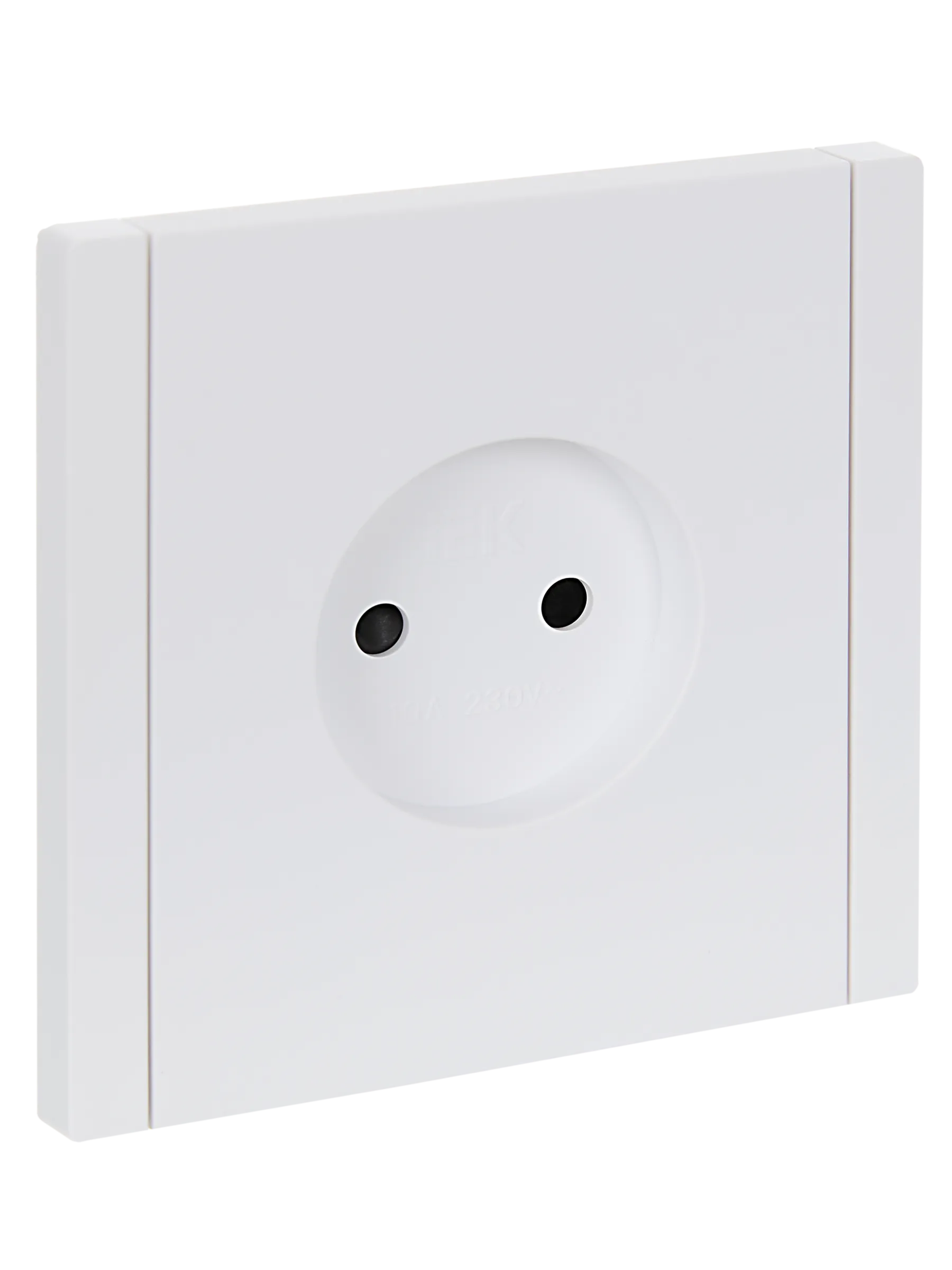 FORTE&PIANO Розетка 1-местная без заземления с защитными шторками винтовое крепление 10А FP217 белый IEK FP-R13-10-K01