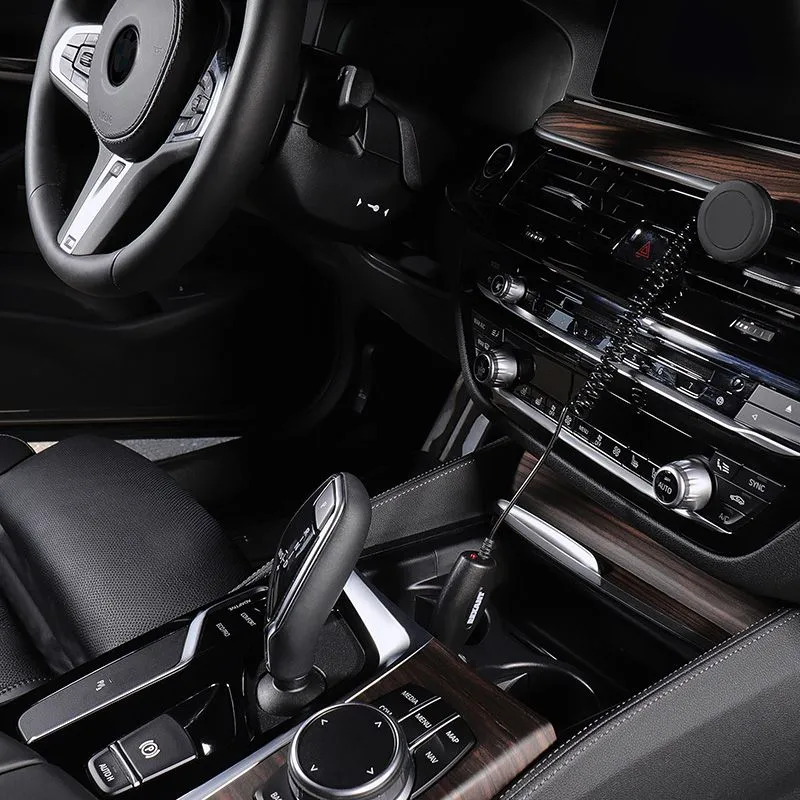 Автозарядка в прикуриватель для LG KG800/KG90 (АЗУ) (5 V, 700 mA) шнур спираль 1.2 м черная REXANT - Фото 2