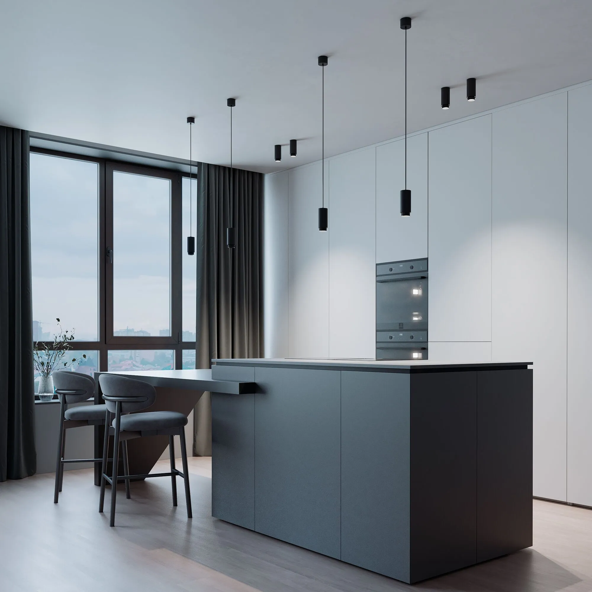 Подвесной светильник Nubis GU10 чёрный Elektrostandard - Фото 4