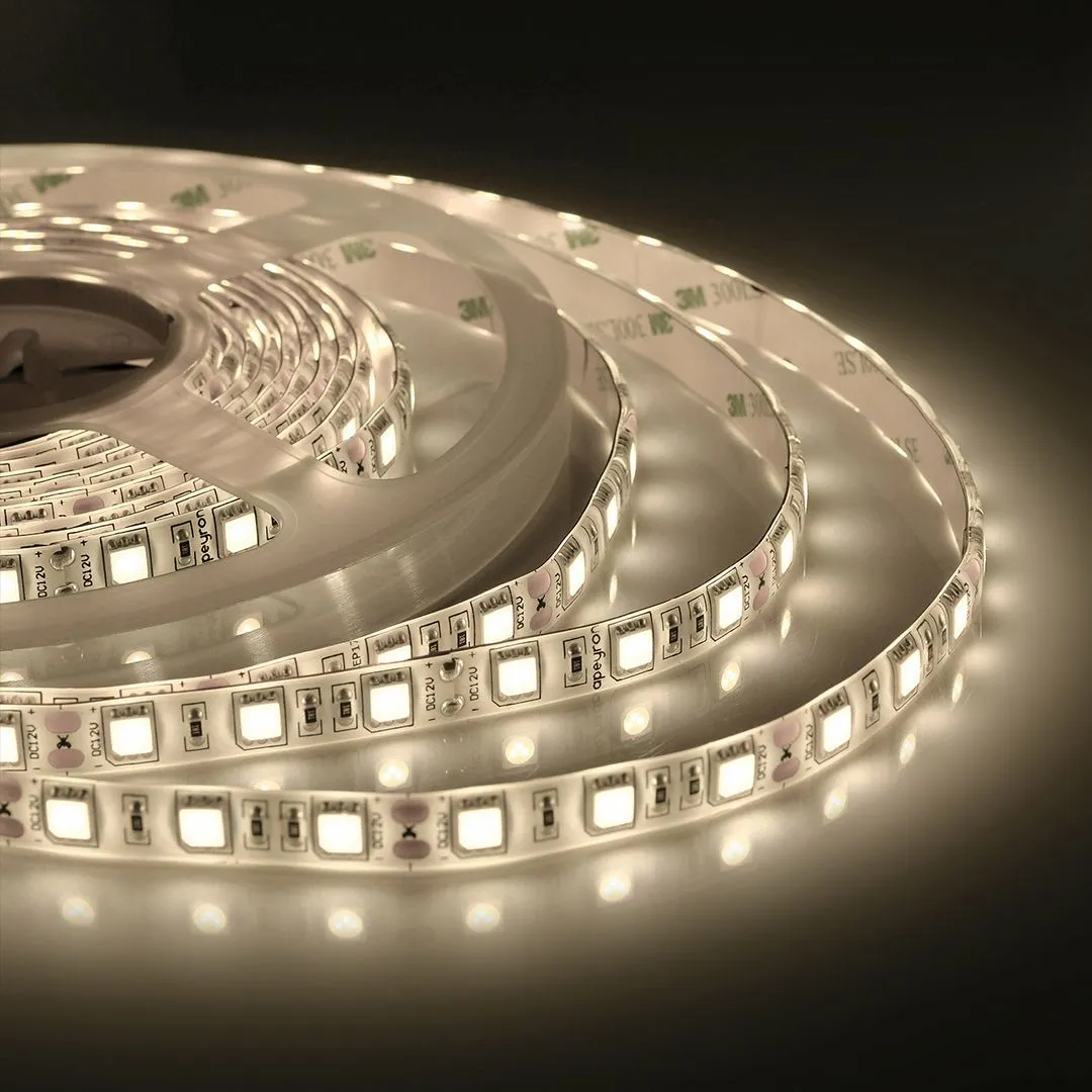 Лента светодиодная СТ smd5050 60д/м 12В 3000К IP65 5м Apeyron