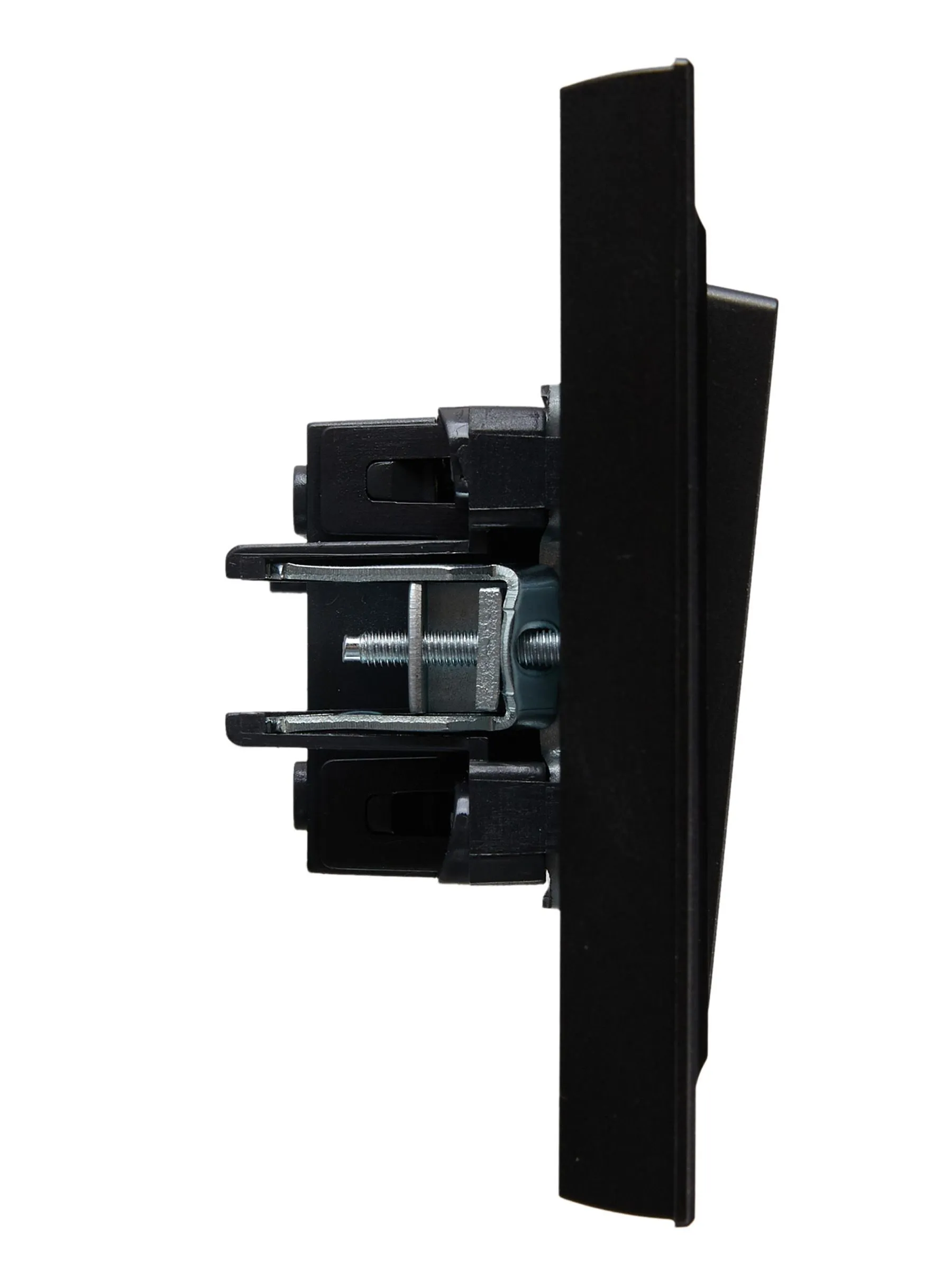 BRITE Выключатель 1-клавишный 10А в сборе ВСР10-1-0-БрЧ черный IEK - Фото 6