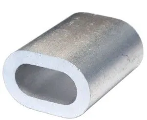 Зажим для троса алюминиевый М4 (4 шт в зип-локе) STARFIX