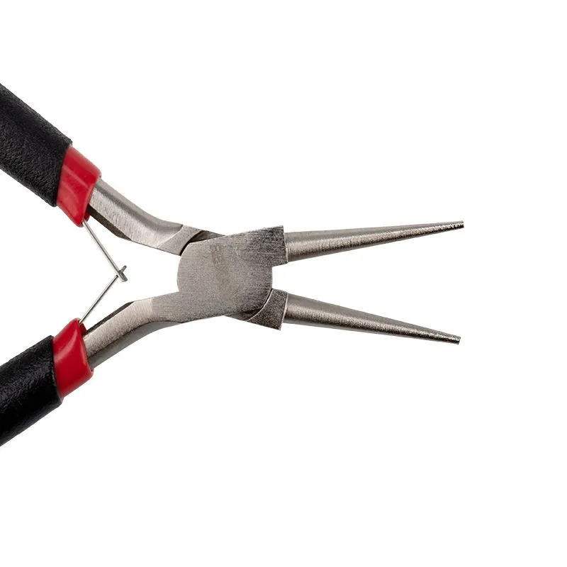 Круглогубцы Мини 120мм никелированные, авторазжим, обливные рукоятки REXANT - Фото 3