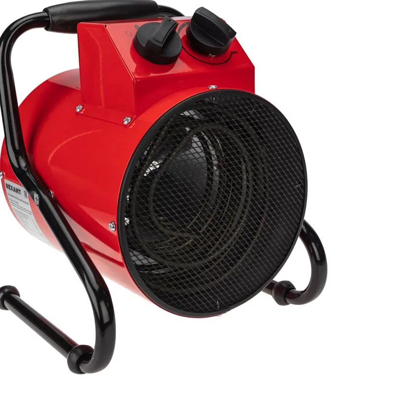 Пушка тепловая, цилиндрическая подставка, 3 кВт REXANT - Фото 4