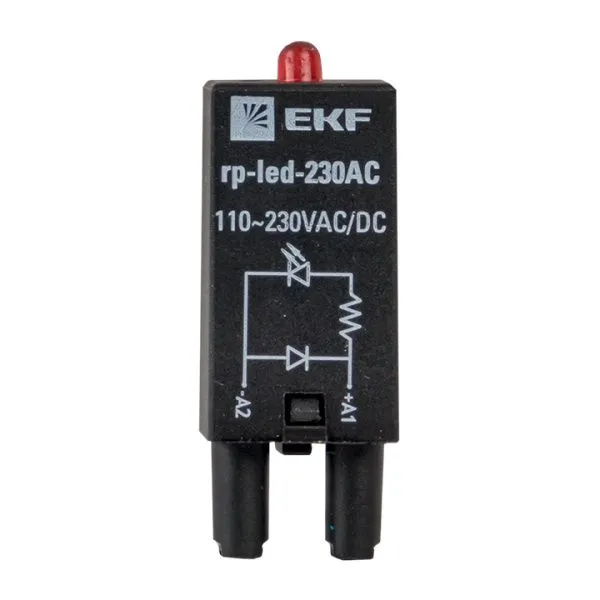 Модуль светодиодный 230 VAC для промежуточных реле RP EKF - Фото 13