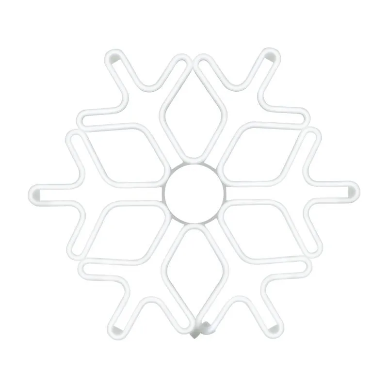 Фигура Снежинка из гибкого неона, 60х60 см, цвет свечения синий NEON-NIGHT 501-343