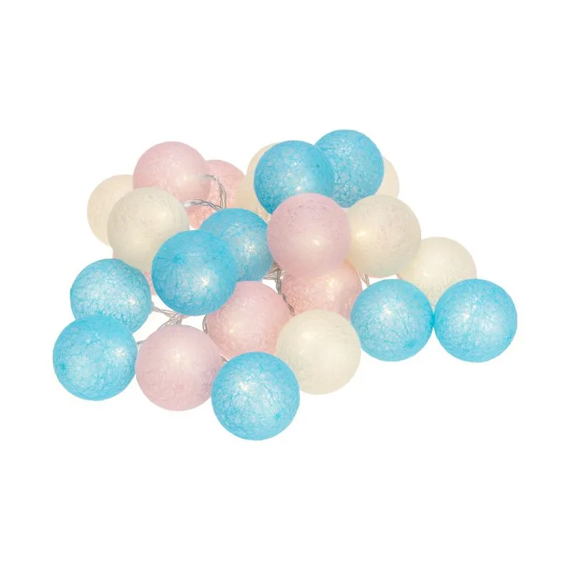 Тайские фонарики Перламутр 5 м, 25 LED, прозрачный ПВХ, цвет свечения теплый белый, питание USB NEON-NIGHT - Фото 3