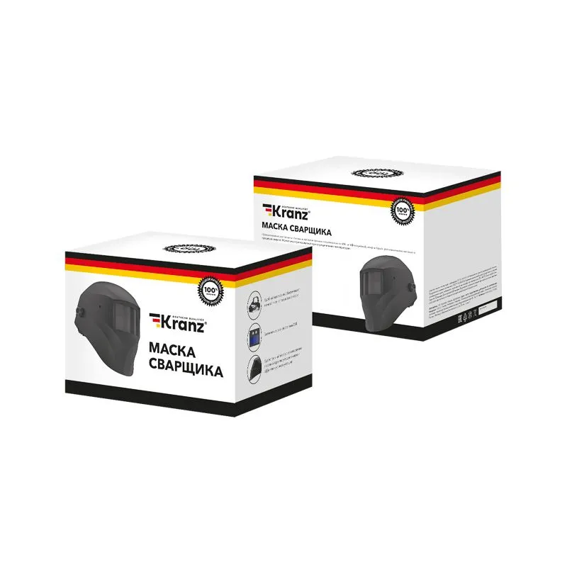 Маска сварщика с автоматическим светофильтром «Хамелеон» АСФ 100 KRANZ - Фото 3