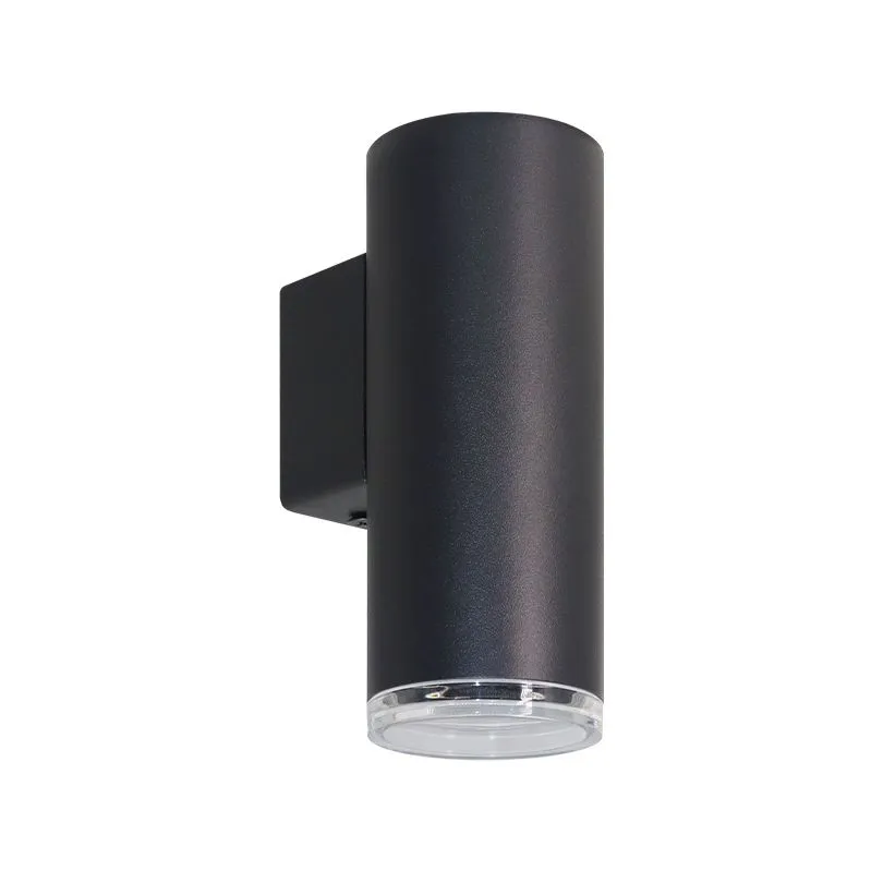 Настенный светильник WOLTA WSL-GU10/W14B AQUA под лампу GU10 IP44 Чёрный матовый φ55*145*80mm WSL-GU10/W14B