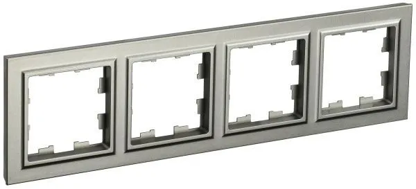 BRITE Рамка 4-местная РУ-4-БрШ шампань IEK BR-M42-K37