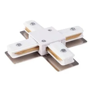 Коннектор X-образный для однофазного шинопровода белый TRC-1-1-X-WH Elektrostandard a039585
