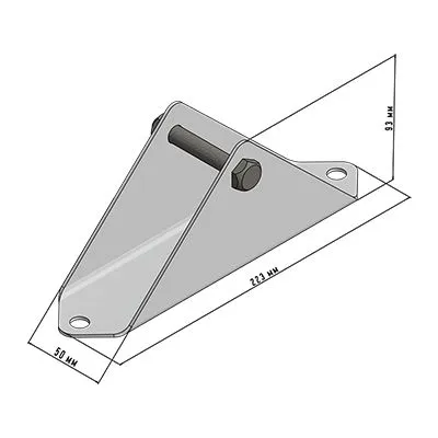 Пятка для мачт малая REXANT - Фото 2