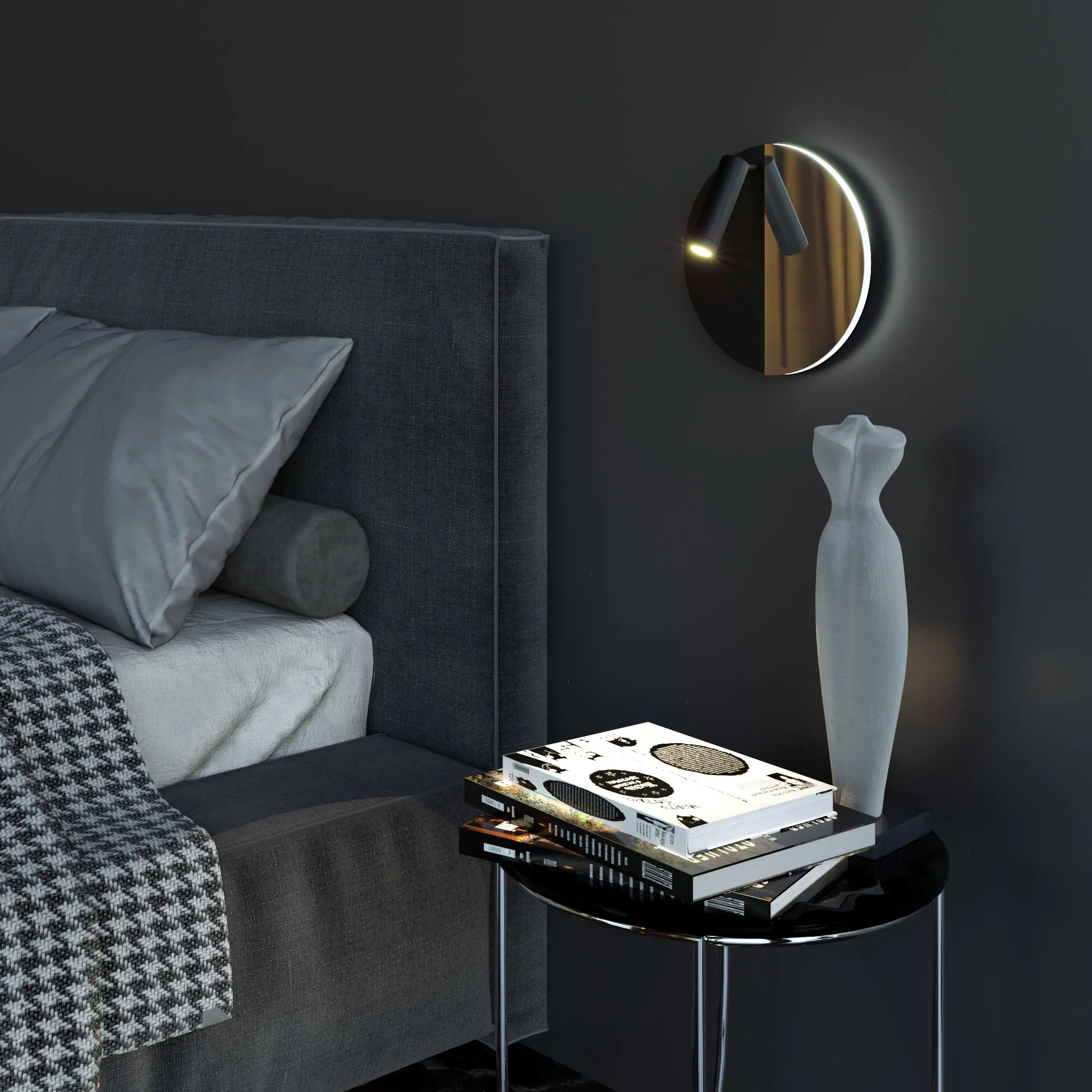 Светильник светодиодный настенный Drom LED 40105/LED чёрный/чёрный жемчуг Elektrostandard - Фото 2