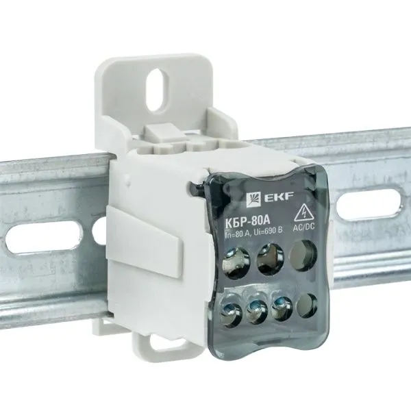 Блок КБР на DIN-рейку и монтажную панель 80A EKF - Фото 4