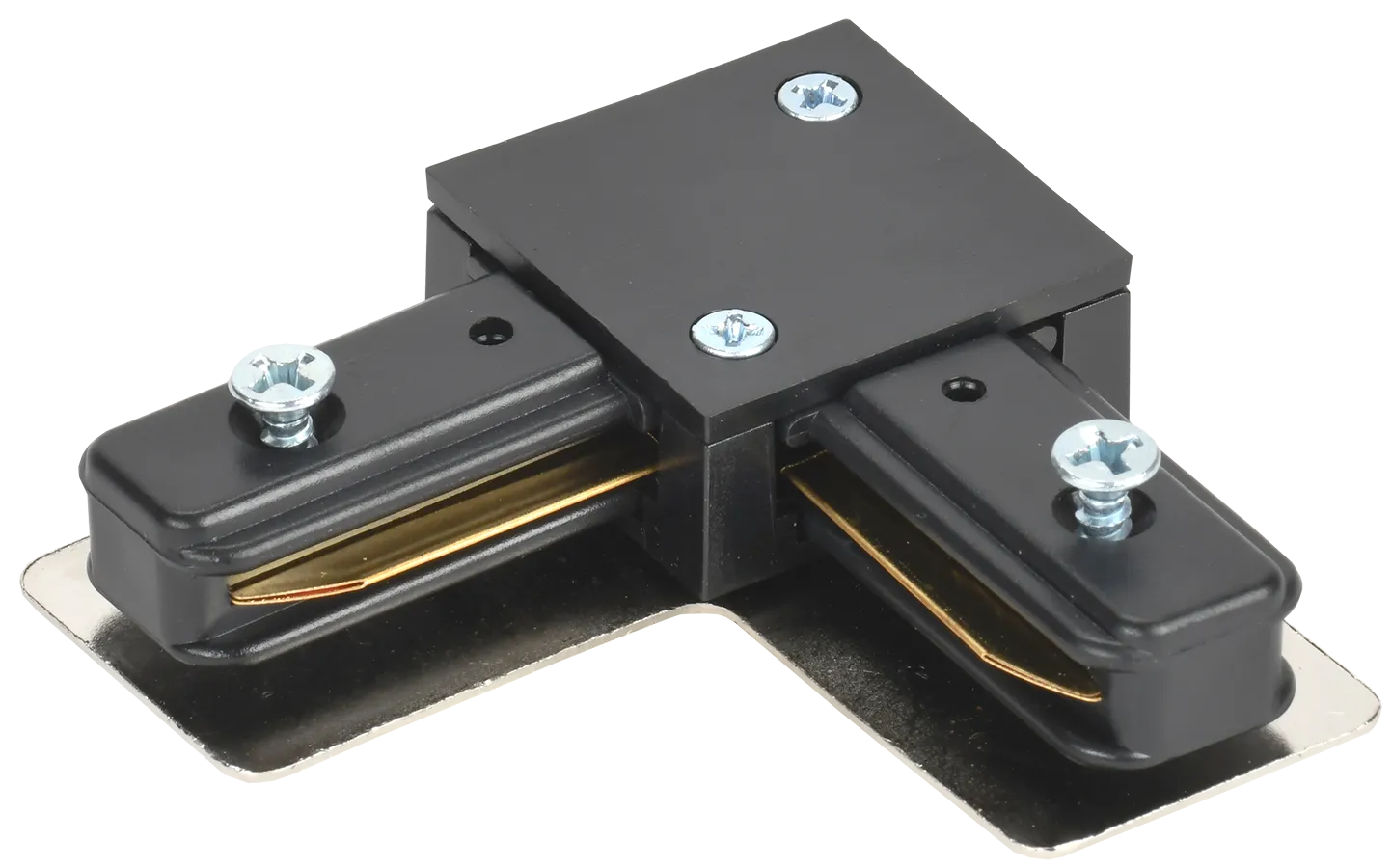 LIGHTING Соединитель L-образный внутренний для однофазного шинопровода черный IEK LT-SO0D-SLV-1-K02