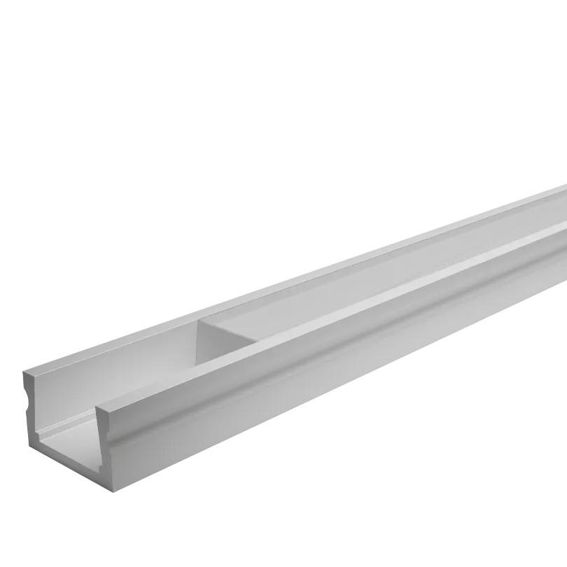 Профиль алюминиевый накладной WOLTA WAP-S-16/6/2000-W белый, 6х16х2000 мм готовый комплект