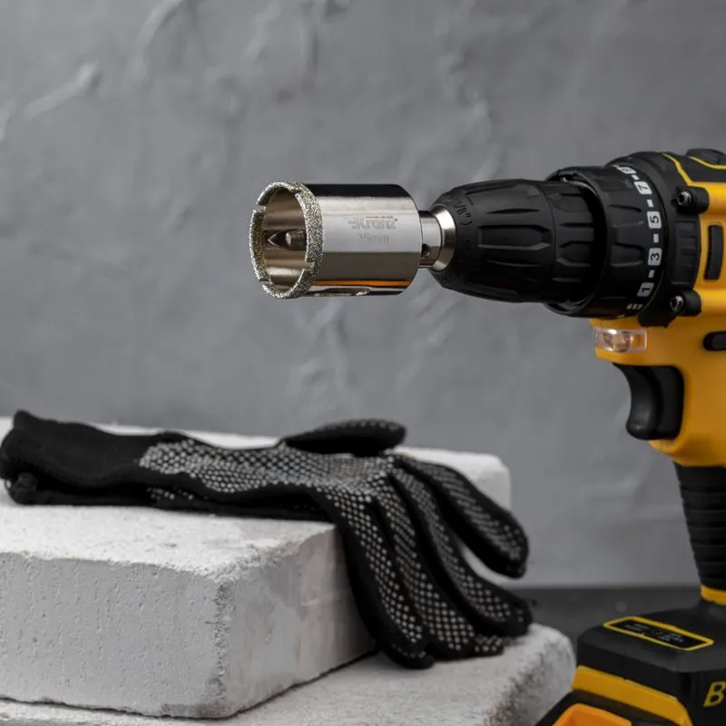 Коронка алмазная 35мм по керамограниту с центровочным сверлом KRANZ - Фото 4