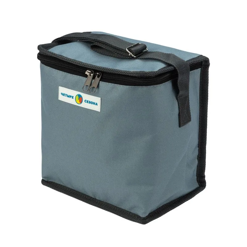 Сумка-холодильник (термосумка) 6л, 2 слоя утепления ЧЕТЫРЕ СЕЗОНА