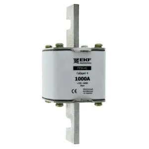Плавкая вставка ППН-41 1250/800А габарит 4 EKF fus-41/1250/800