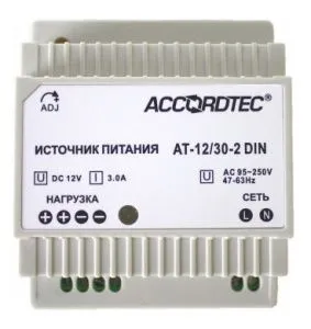 Блок стабилизированного питания AT-12/30-2 DIN AT-12/30-2-DIN