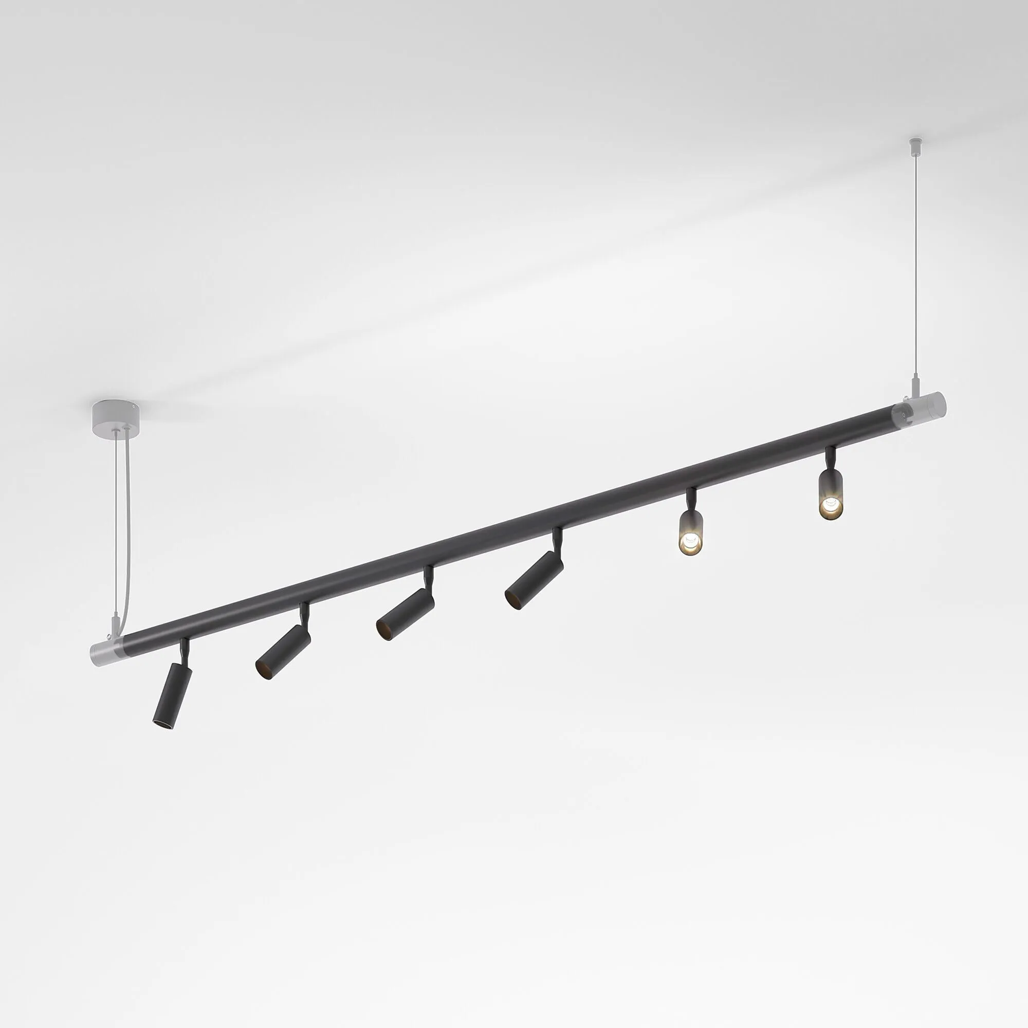 Module System Трековый светильник 24W 3000K (черный) 85178/01  a066180