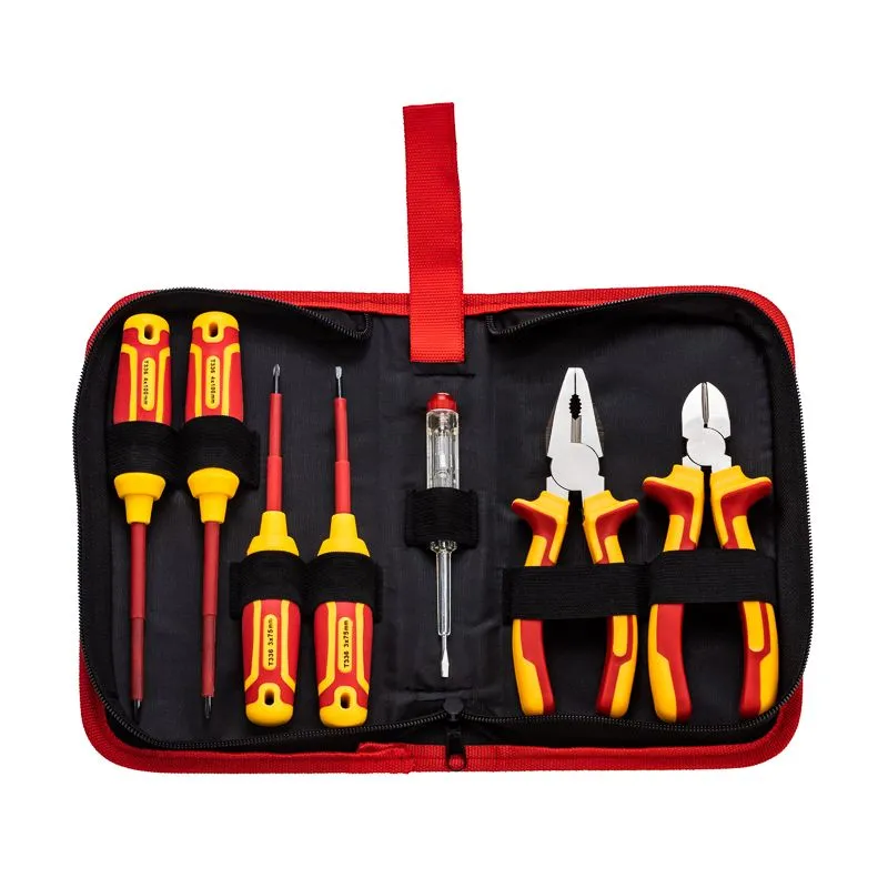 Набор диэлектрического инструмента RI-01, тканевый пенал, 7 предметов, до 1000В REXANT