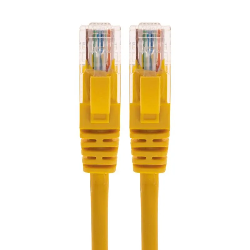 Патч-корд U/UTP, CAT 5e, RJ45-RJ45, 26AWG, LSZH, желтый, 3м REXANT - Фото 2