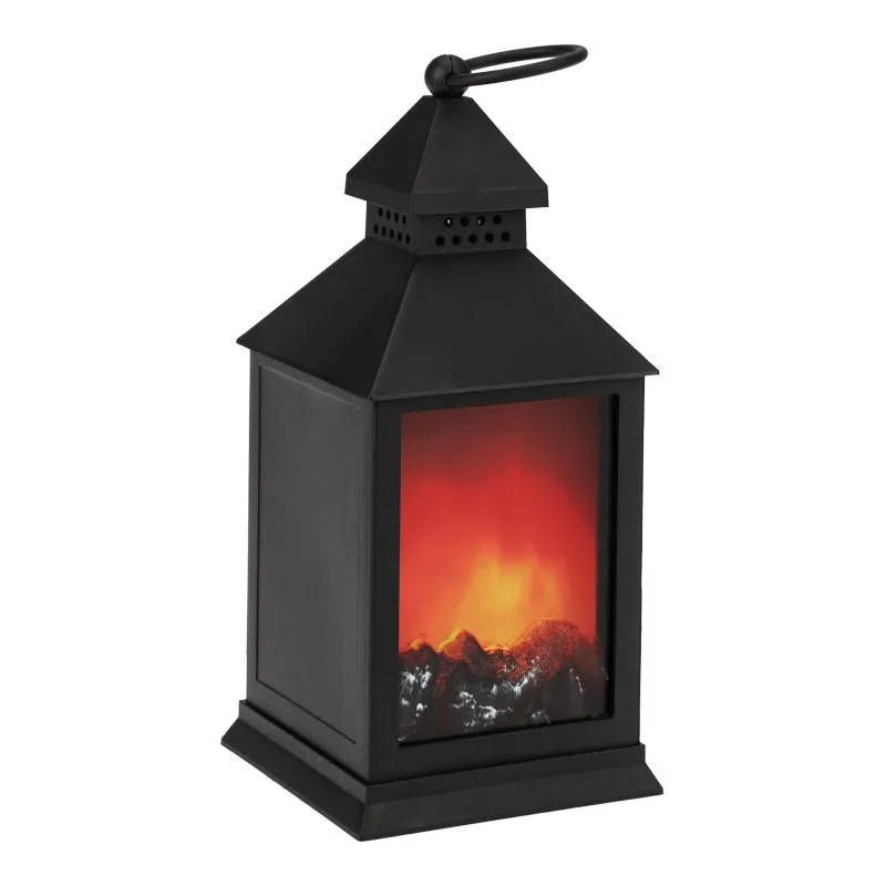 Светодиодный камин Волшебный фонарь с эффектом живого огня 11х11х24,5 см, батарейки 3хАА (не в комплекте) - Фото 4