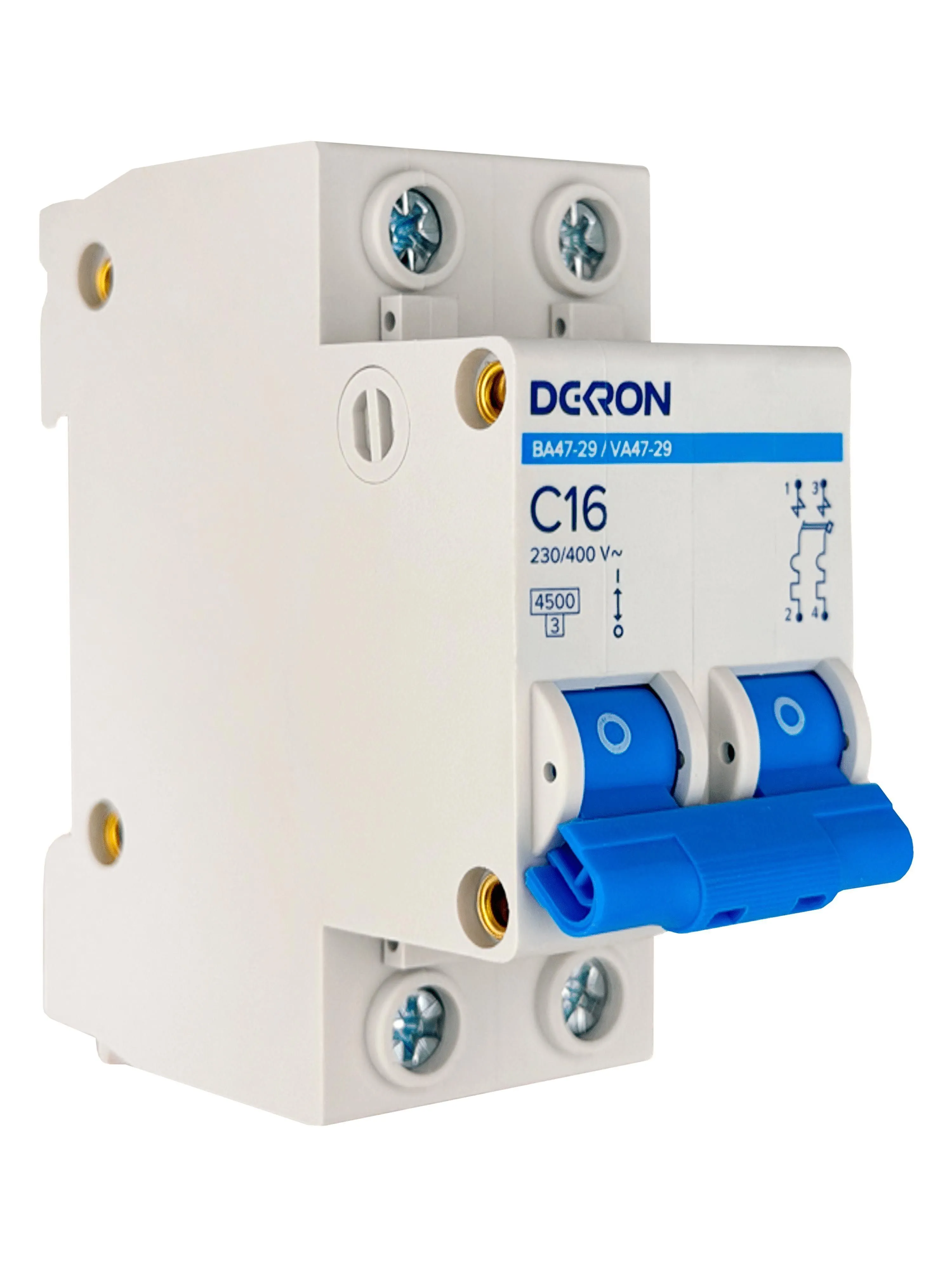 Автоматический выключатель ВА47-29 2P С16A 4,5кА - Фото 3