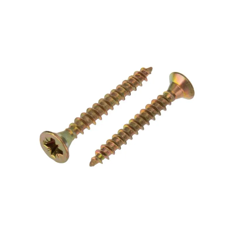 Саморез универсальный 3,0х25 мм, желтый цинк, короб (200 шт/уп) KRANZ KR-01-3311-012