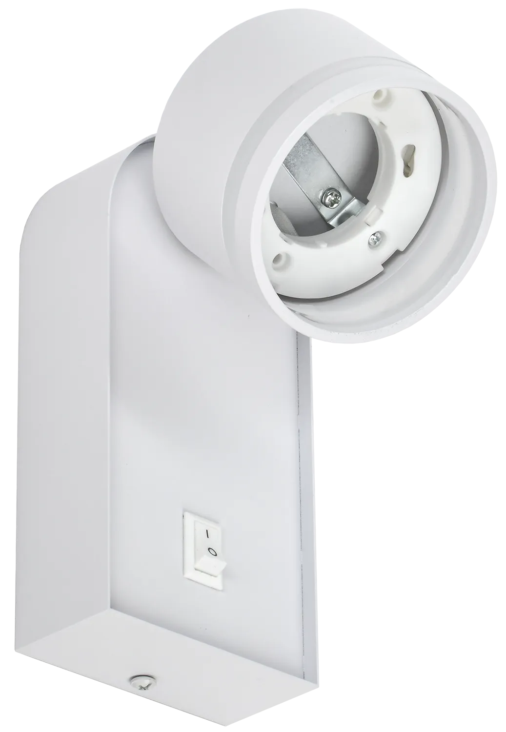 LIGHTING Светильник 4035 накладной настенный под лампу GX53 белый IEK