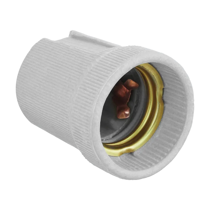 Патрон WOLTA WLH-001 E27, керамический, белый