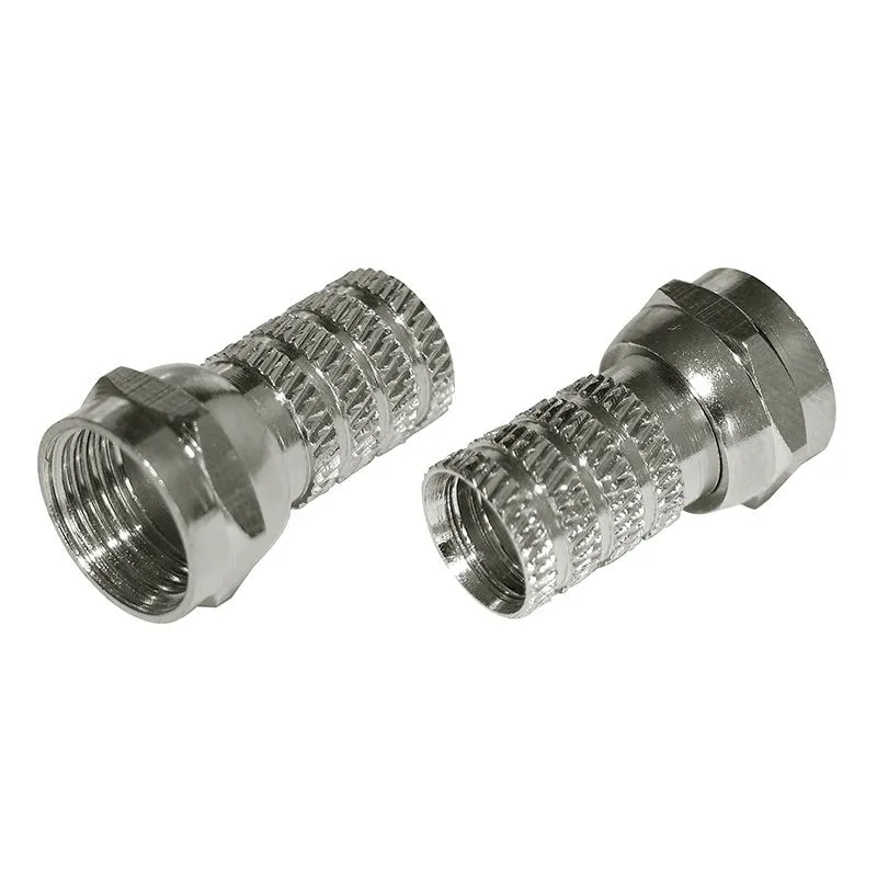 Разъем антенный, штекер F, RG-6, 2 шт. REXANT - Фото 4