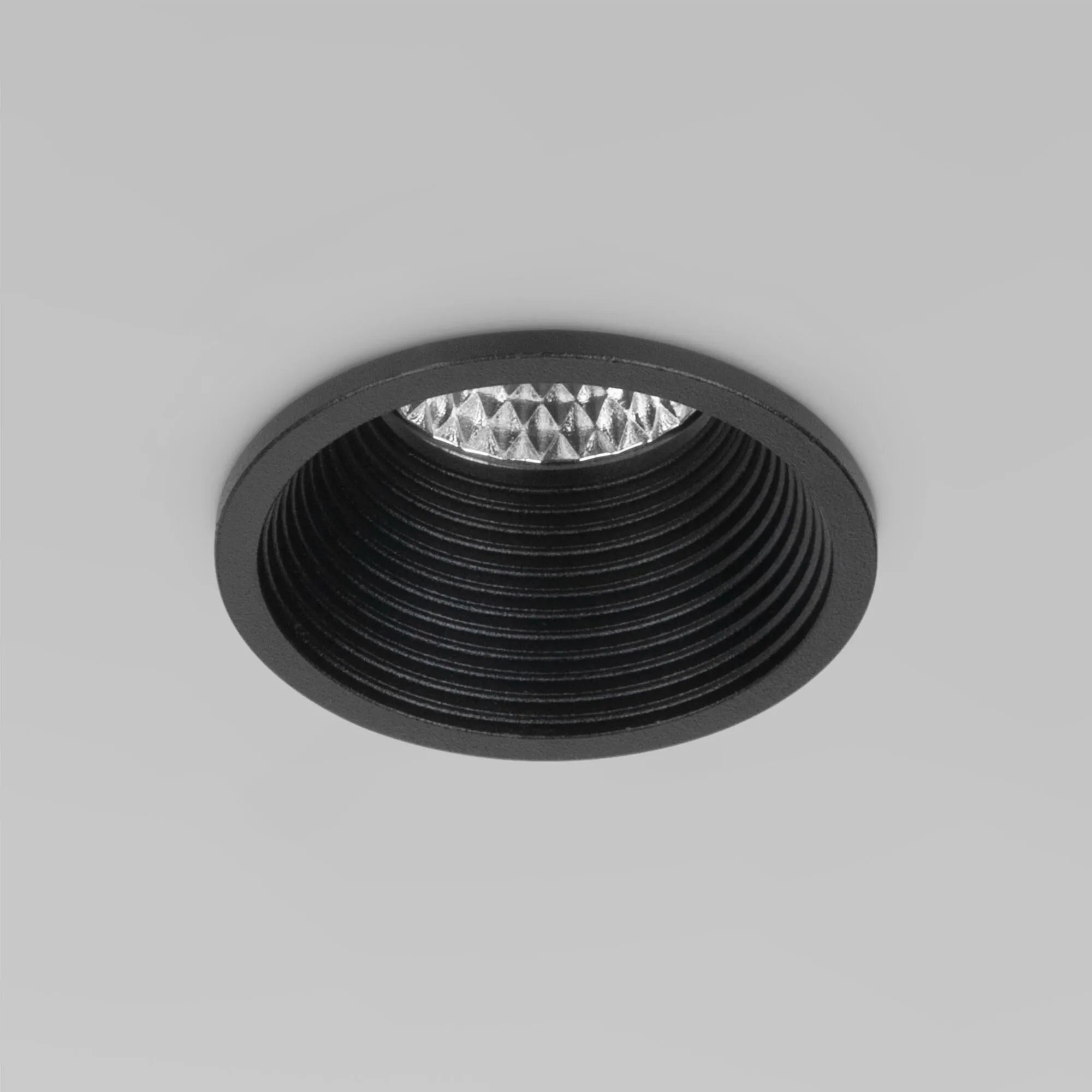 Светильник светодиодный встраиваемый черный 25028/LED Elektrostandard - Фото 2