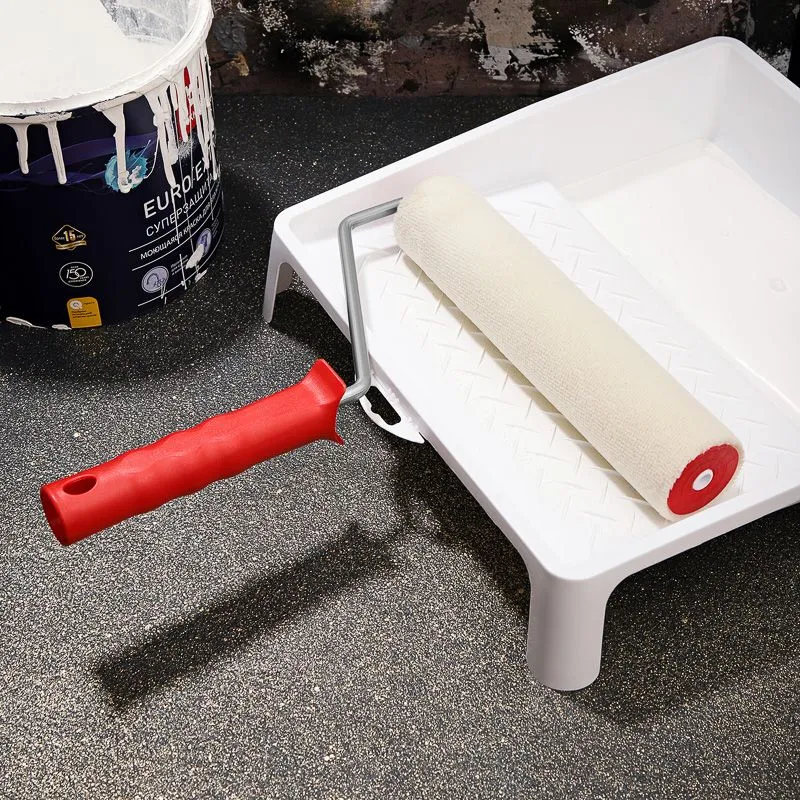 Валик велюр, ворс 5 мм, ширина ролика 240 мм, Ø 42 мм, бюгель 8 мм серия «Мастер» REXANT - Фото 2