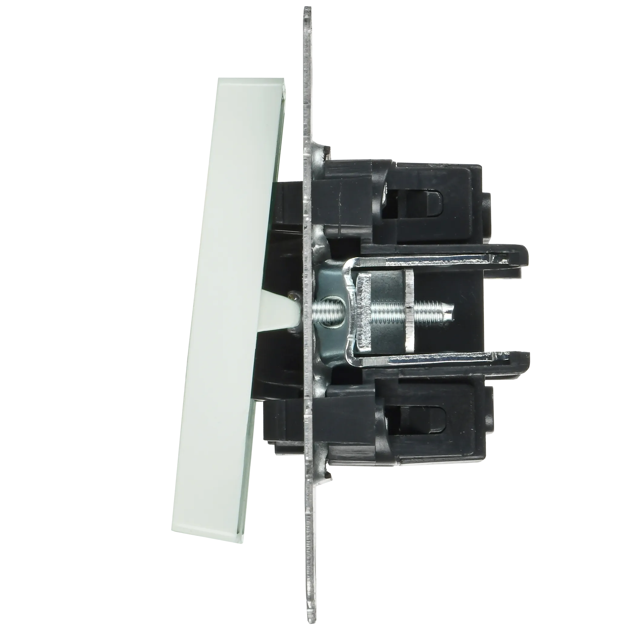 BRITE Выключатель 2-клавишный с индикацией для отелей 10А ВС10-2-9-БрЖ жемчуг IEK - Фото 7