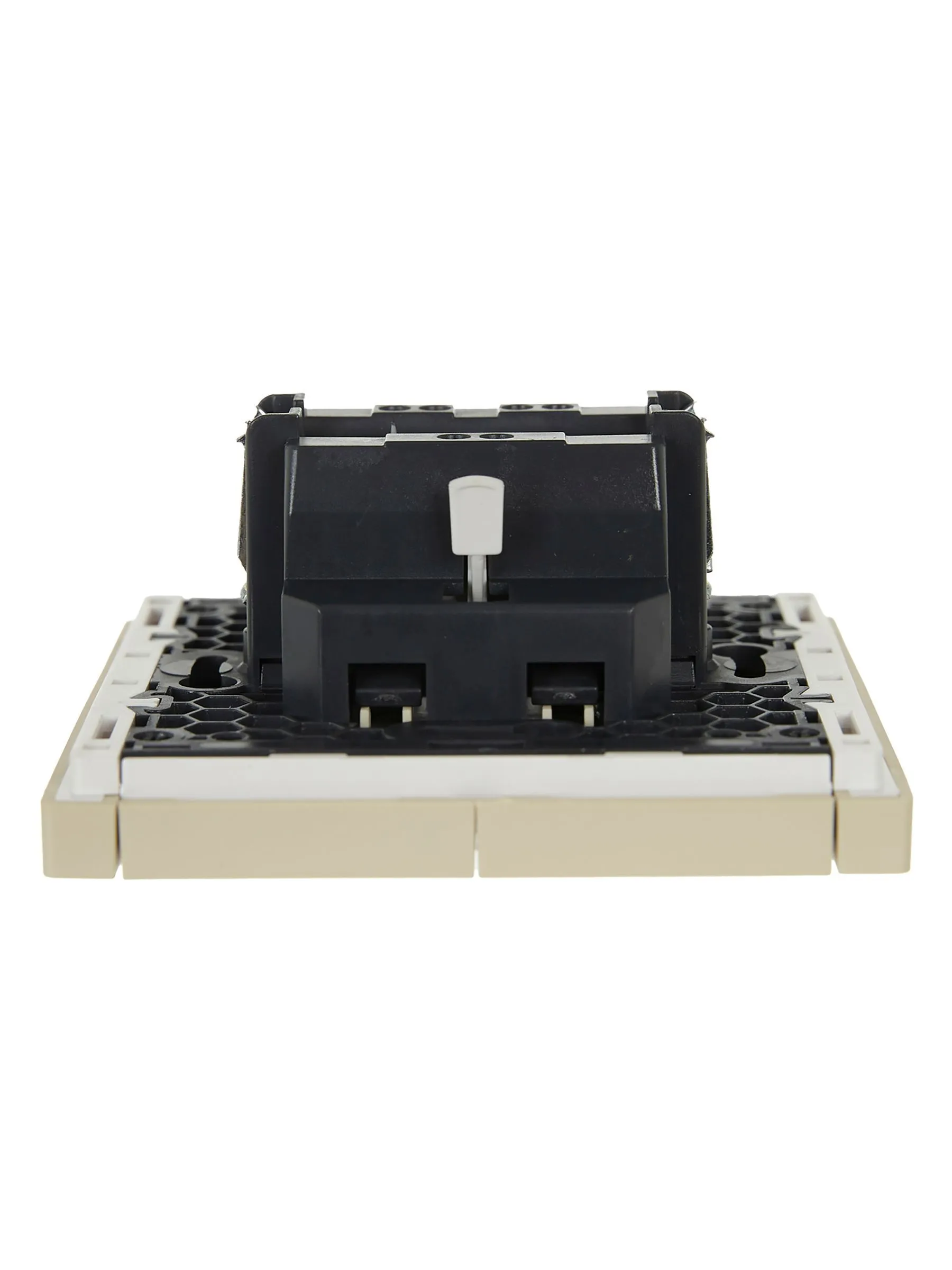 FORTE&PIANO Выключатель 2-клавишный 10А FP405 ваниль IEK - Фото 3