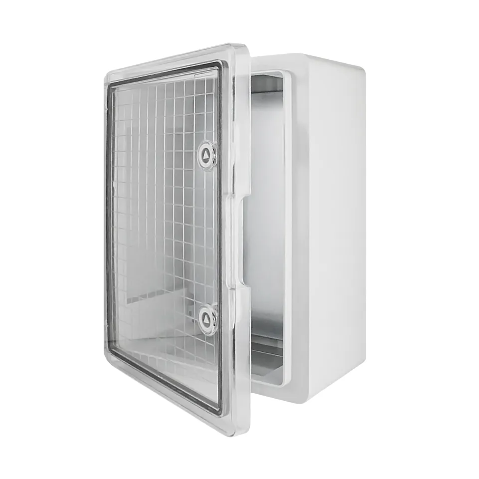 Корпус пластиковый ЩМПп 400х300х170мм прозрачная дверь IP65 DEKRON - Фото 2