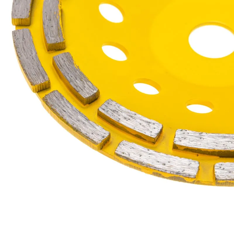 Чашка алмазная шлифовальная, двухрядная, 180х22,2мм KRANZ - Фото 3