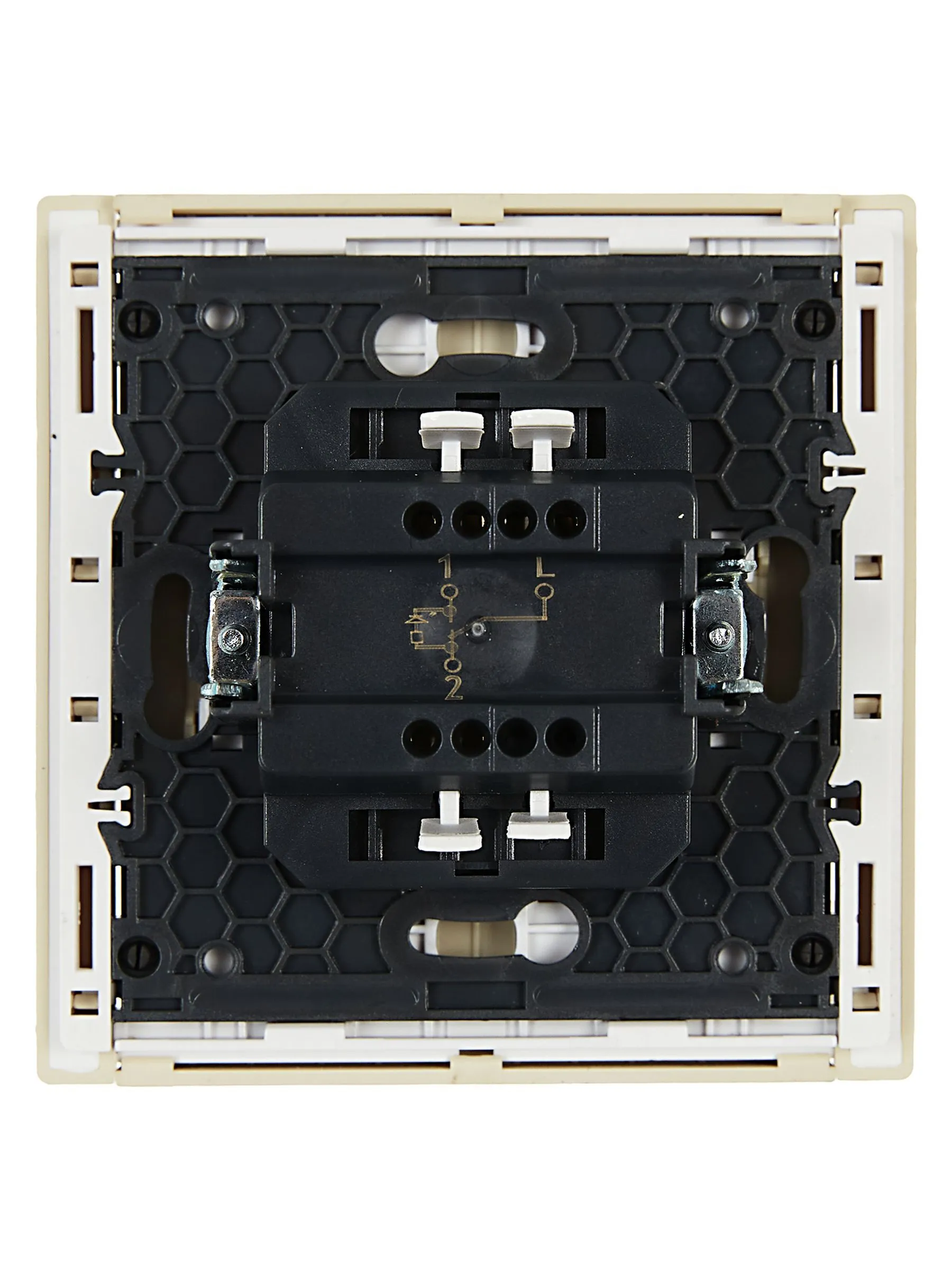 FORTE&PIANO Выключатель 1-клавишный проходной с индикацией 10А FP404 ваниль IEK - Фото 5