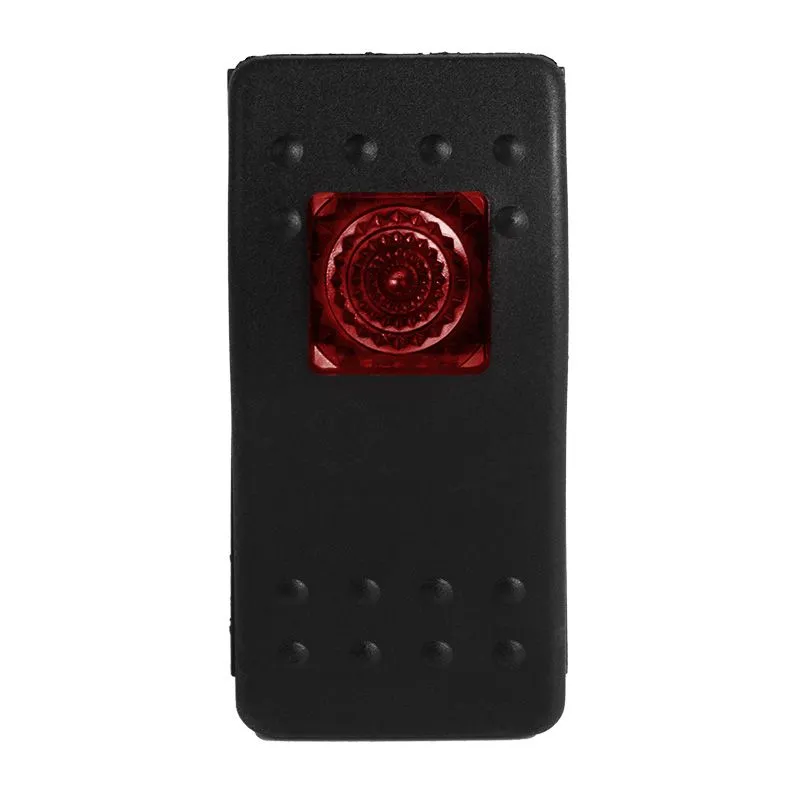 Выключатель клавишный 250 В ON-OFF красный с подсветкой REXANT - Фото 3