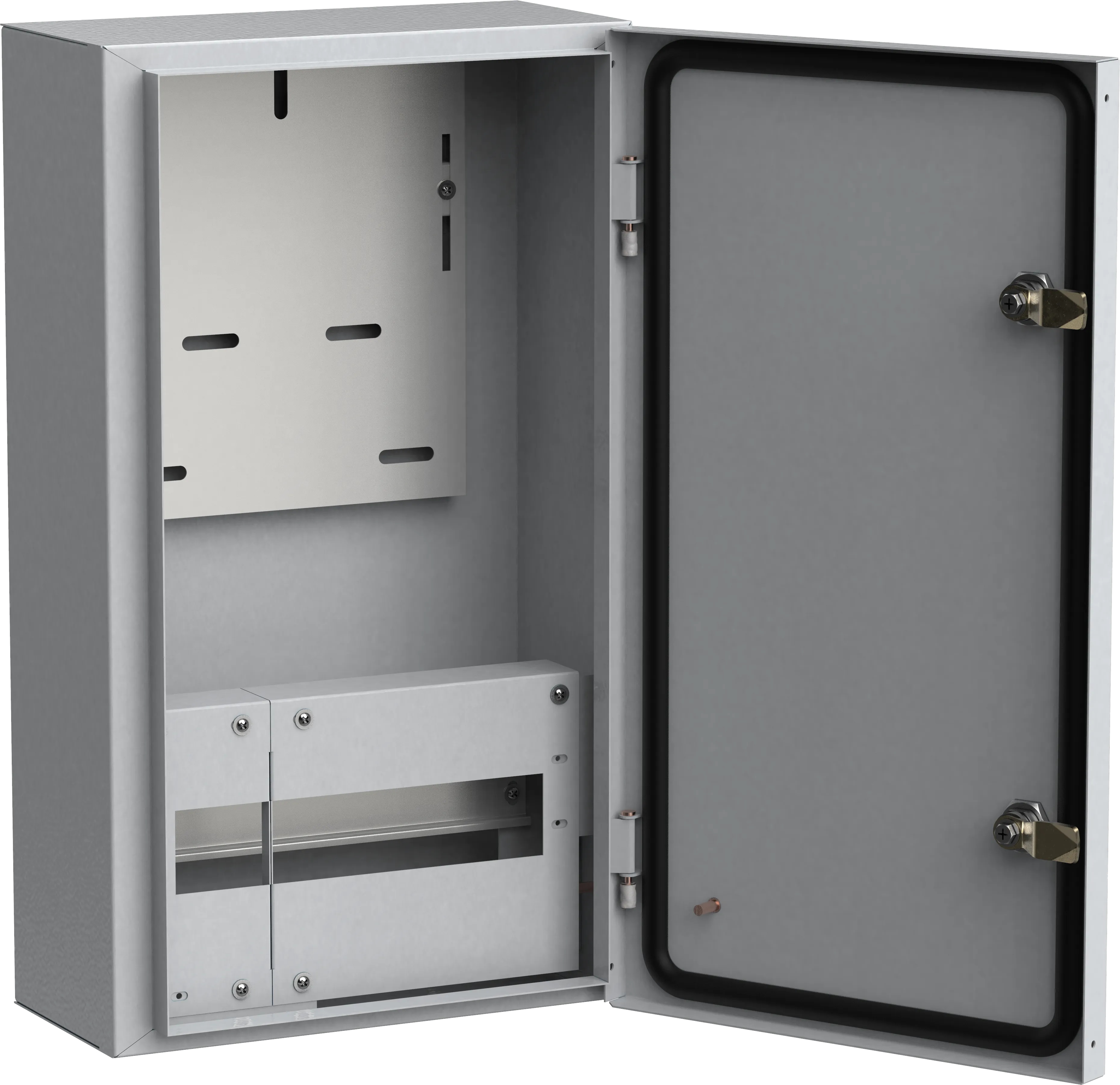 TITAN Корпус металлический ЩУРн-3/12 (540х310х165мм) IP54 без окна IEK MKM32-N-12-54-Z