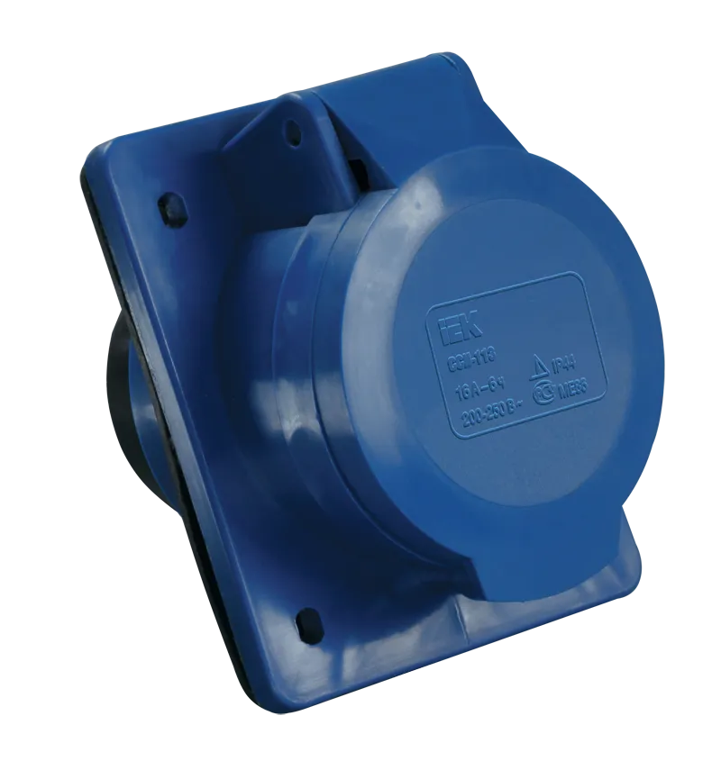 Розетка встраиваемая ССИ-423 2Р+Е 32А 200-250В IP44 IEK