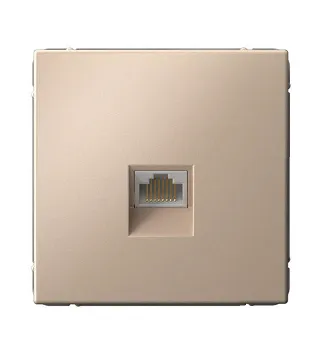 Розетка компьютерная ArtGallery RJ45 кат.6A механизм песочн. SE GAL001286