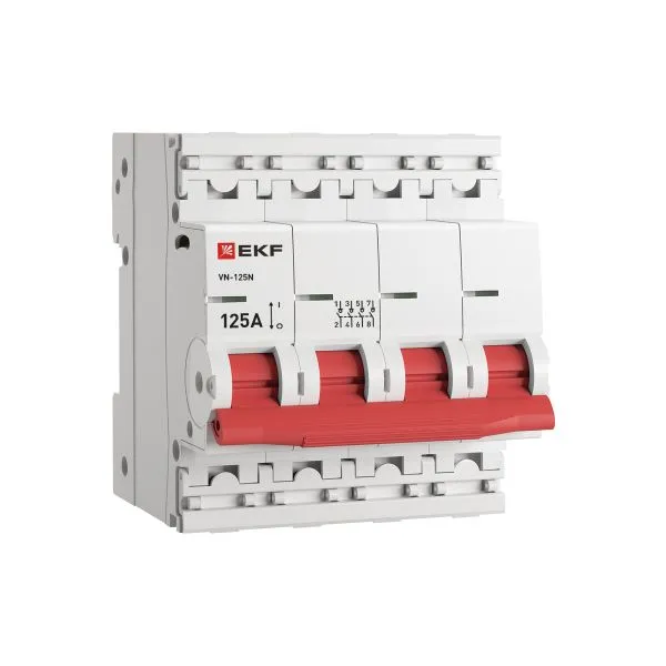 Выкл. нагрузки ВН-125N 4P 125А PROXIMA EKF S1254125