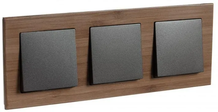 Рамка 3-м AtlasDesign Nature дерево бамбук SE ATN353203 - Фото 2