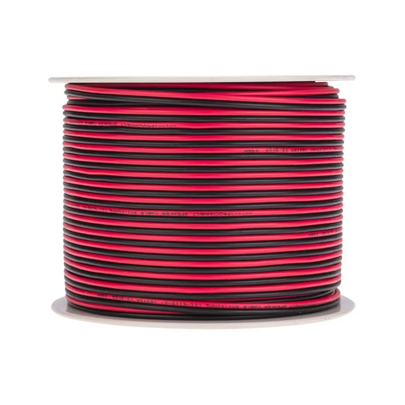 Кабель акустический 2х1,00мм², красно-черный, 100м PROconnect - Фото 3