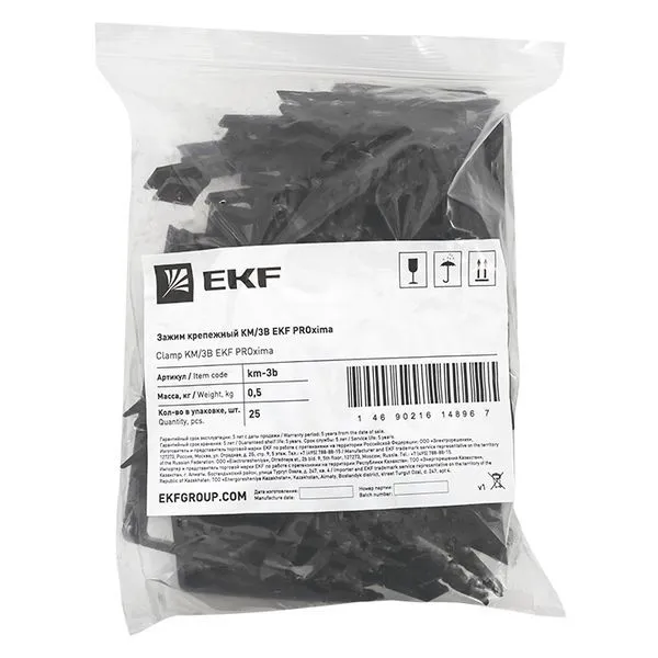 Зажим крепежный КМ/3В - Фото 3
